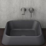 Bocchi Firenze Çanak 50 cm Mat Antrasit Lavabo