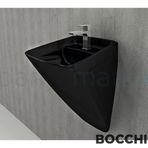 Bocchi Firenze Parlak Siyah Asma Monoblok Lavabo