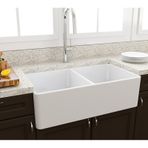 Bocchi Lavello 85 cm Parlak Beyaz Mutfak Evyesi