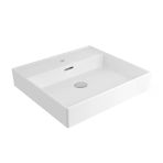 Bocchi Milano 50 Cm Lavabo Batarya Delikli Mat Beyaz 1644-002-0126
