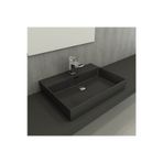 Bocchi Milano 60 cm Çanak Mat Antrasit Lavabo