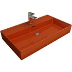 Bocchi Milano 80 cm Çanak Parlak Turuncu Lavabo