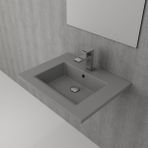 Bocchi Milano Etajerli 60 cm Mat Gri Lavabo