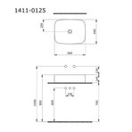 Bocchi New Age Tezgah Üstü Lavabo 55 cm - 1411-001-0125