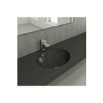 Bocchi Parma Tezgah Altı 56 cm Mat Antrasit Lavabo