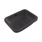 Bocchi Scala 55 cm Tezgahaltı Mat Antrasit Lavabo