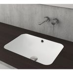Bocchi Scala 55 cm Tezgahaltı Mat Beyaz Lavabo