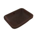 Bocchi Scala 55 cm Tezgahaltı Mat Kahve Lavabo