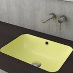Bocchi Scala 55 cm Tezgahaltı Mat Sarı Lavabo