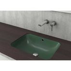 Bocchi Scala 55 cm Tezgahaltı Mat Yeşil Lavabo