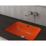 Bocchi Scala 55 cm Tezgahaltı Parlak Turuncu Lavabo
