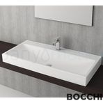 Bocchi Scala Arch 100 cm Mat Beyaz Tezgah Üstü Lavabo