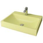 Bocchi Scala Arch 60 cm Mat Sarı Tezgah Üstü Lavabo