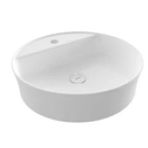 Bocchi Sottile Slim Line 45 Cm Yuvarlak Batarya Banklı Lavabo 1599-001-0126 Beyaz