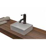 Bocchi Sottile Slim Line Dikdörtgen Batarya Banklı Lavabo Beyaz - 1470-001-0126