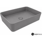 Bocchı Sottıle Slım Lıne Lavabo Mat Gri 55 cm