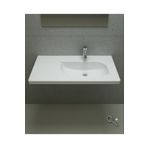Bocchi Taormina Arch 86 cm Etajerli Parlak Beyaz Lavabo