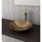 Bocchi Venezia 40 cm Çanak Parlak Altın Lavabo