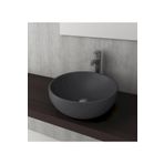 Bocchi Venezia 45 cm Çanak Mat Antrasit Lavabo