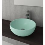 Bocchi Venezia 45 cm Çanak Mat Mint Yeşil Lavabo