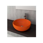 Bocchi Venezia 45 cm Çanak Parlak Turuncu Lavabo