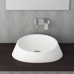 Bocchi Venezia 56 cm Çanak Parlak Beyaz Lavabo