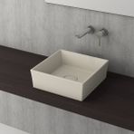 Bocchi Vessel Kare Tezgah Üstü 38 cm Mat Yasemin Lavabo