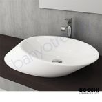 Bocchi Vessel Milano Mat Beyaz Çanak Lavabo