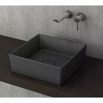 Bocchi Vessel Tezgah Üstü Lavabo 38X38 Cm Antrasit 1173-020-0125
