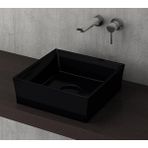 Bocchi Vessel Tezgah Üstü Lavabo 38X38 Cm P. Siyah 1173-005-0125