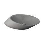 Bocchi Vessel Yatay Çanak 72 cm Mat Gri Lavabo