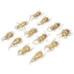 Böcekler Oyuncak Seti, Çoklu Şekiller Mini Bugs Şekil Çocuklar Için 12 ADET Altın Erken Eğitim