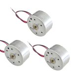 bociloy 3 Adet 5 V 6000 RPM DC Motor Mini Elektrik Motoru DIY Modeli için Tel ile, Bilim Deneyler