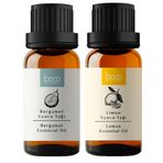 Boco Born In Cosmetics 2'li Avantajlı Paket Daha Aydınlık Cilt için Bergamot ve Limon Uçucu Yağı,%100 Saf Aromaterapi Yağları /20 ml