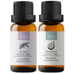 Boco Born In Cosmetics 2li Avantajlı Paket Rahatla, Antistress Lavanta ve Bergamot Uçucu Yağı,%100 Saf Aromaterapi Yağları / 20 ml