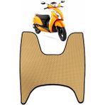 Bod Scooter Tvs Jüpiter Motor 3d Havuzlu Paspas Bej