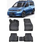 Bod Volkswagen Caddy 3D Havuzlu Paspas 2021-SONRASI - Siyah