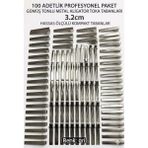 Bodrum Asel 100 Adet Gümüş Metal Timsah Toka Klipsi 3.2cm - Dıy Saç Aksesuarı Yapımı Için Profesyonel Boş Toka Tabanı - Nikel Kaplama Dayanıklı Klips Seti - YOK