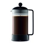 Bodum Brazil 8-Cup French Press Kaffeemaschine, 34 Unzen, Schwarz