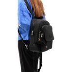 Body Bag Göğüs Çantası Sırt Çantası Çok Cepli Hafif Klinkır Kumaş Bady Bag Çok Cepli 30*22 cm - 30 x 22 cm - Siyah