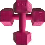 Body GYM 1 kg x 2 Adet Dambıl Vinyl Kaplı Dumbell Ağırlık-Pembe
