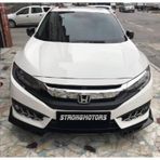 Body Kit Ön Lip 3 Parça Honda Civic Fc5 Kasa Uyumlu Parlak Siyah