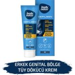 Body Natur Erkek Genital Bölge Tüy Dökücü Krem 50 ml – Aloe Vera ve Shea Yağı İçeren Ultra Hassas Formül, Dermatolojik Onaylı