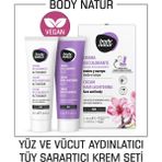 Body Natur Yüz & Vücut İçin Tüy Krem Kırmızı Meyve Kokulu - Hair Lightening Cream 2X50 ml