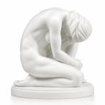 BODY Porselen Dekoratif Biblo, 11x6,5x11 cm, Beyaz
