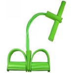 Body Trimmer 4 Lastikli Egzersiz Aleti El Ayak Direnç Yayı Lastiği Yeşil