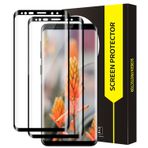 Bodyguard Samsung Galaxy S8 Plus için kırılmaz cam için 2 adet koruyucu folyo, hassas dokunuş, 9H sertlikte koruyucu cam, kabarcık önleyici, 3D kenar, hassas dokunuş, HD şeffaflık, Samsung S8 Plus