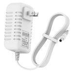 BOEEA Snugapuppy Güç Kablosu, Fisher Price/Ingenuity Swing için 6 V Şarj Adaptörü Değiştirme, Bebek Salıncak için Duvar Adaptörü 10FT Şarj Kablosu, Beyaz