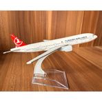 Boeing 737-800 Thy Metal Model Uçak 1/250 Kişiye Özel İsim Yazılı, Şık Dekoratif Ve Koleksiyonluk Hediye