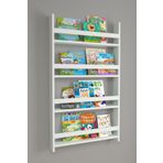 Bofigo 120x74 cm Beyaz 4 Raflı Montessori Eğitici Çocuk Kitaplığı